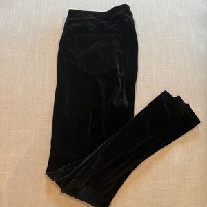 Black Crushed Velvet Leggings - Anthropologie